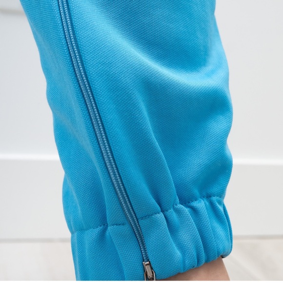 Men’s GUCCI Side-stripe Tapered-leg Jersey Track Pants In Blue - Picture 9 of 11